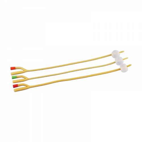 FORSURE Foley Urinary Balloon Catheter Silicone Coated Latex 2-Way 22FR