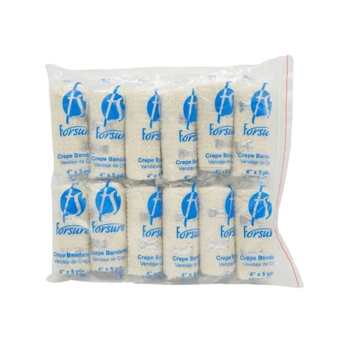 FORSURE  Bandages, Crepe B.P. 4" X 4.5M