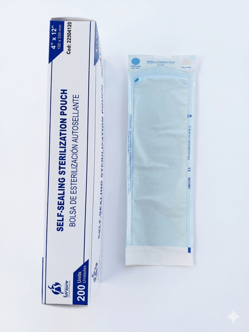 FORSURE Self-Seal Sterilization Pouches 4"x12"
