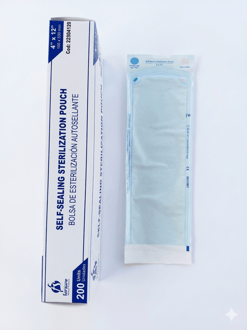 FORSURE Self-Seal Sterilization Pouches 4"x12"