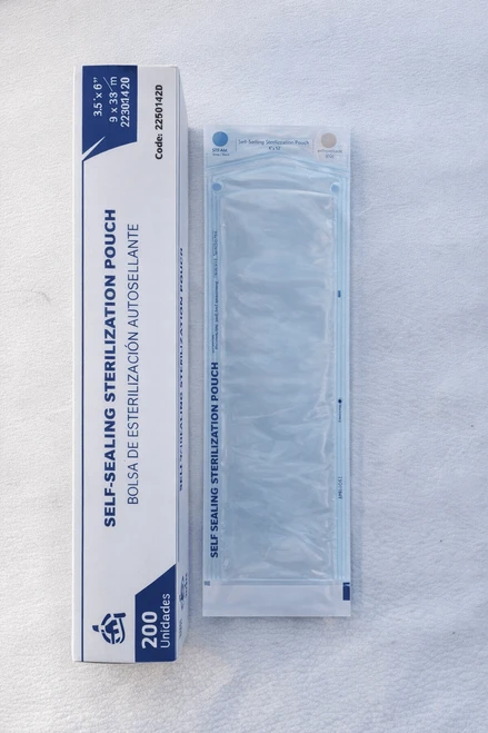 FORSURE Sterilization Pouches Self-Seal 3.5" x 9"