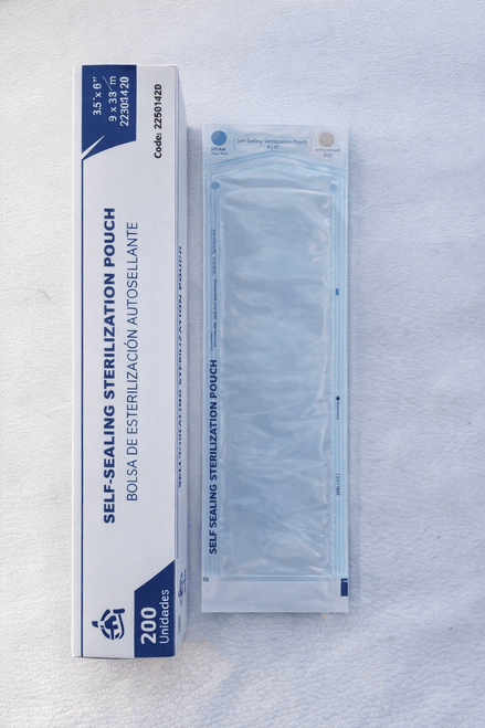 FORSURE Sterilization Pouches Self-Seal 3.5" x 9"