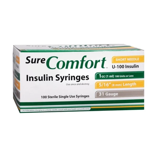 ALLISON SURE COMFORT Insulin Pen Needle 31G x 3/16" 5mm