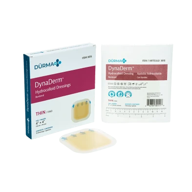 DynaDerm - Hydrocolloid Dressing - Thin, 4" x 4"