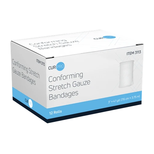 DYNAREX Conforming Stretch Gauze Bandages Sterile Latex Free 6"x4.1yd