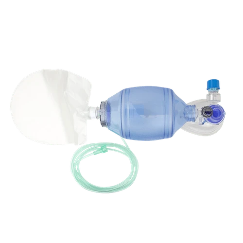 DYNAREX Adult Manual Pulmonary Resuscitator (MPR) Mask, Reservoir Bag, Oxygen Tubing