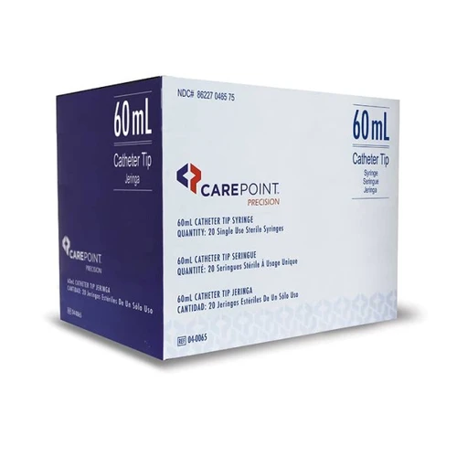 ALLISON CAREPOINT Disposable Syringe 60ml Catheter Tip w/out Needle Ster