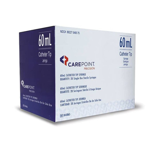 ALLISON CAREPOINT Disposable Syringe 60ml Catheter Tip w/out Needle Ster
