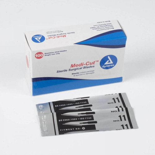 DYNAREX Medi-Cut Sterile Surgical Blades #11