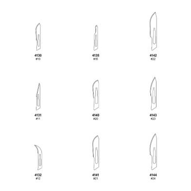DYNAREX Medi-Cut Sterile Surgical Blades #22