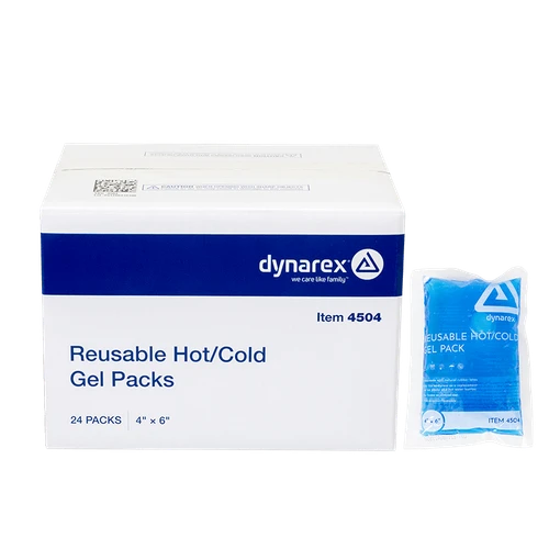 DYNAREX Reusable Hot / Cold Gel Packs, 4" x 6"
