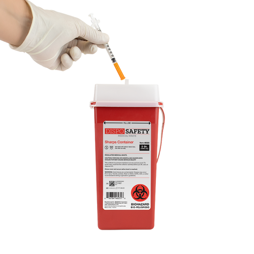 DYNAREX Sharps Container 2QT