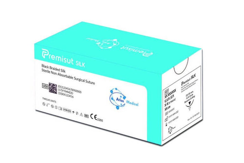 PREMISUT Silk DS16 4/0 75CM BLACK