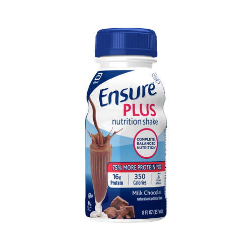 ABBOTT ENSURE Plus Nutrition Shake Milk Chocolate 8oz 237ml