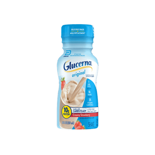 ABBOTT GLUCERNA Shake Creamy Strawberry 8oz 237ml