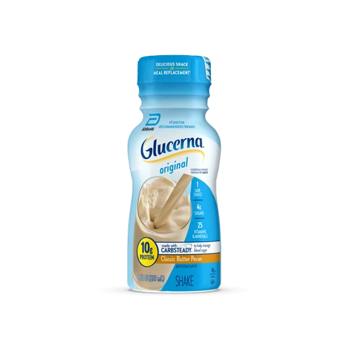 ABBOTT GLUCERNA Shake Classic Butter Pecan 8oz 237ml