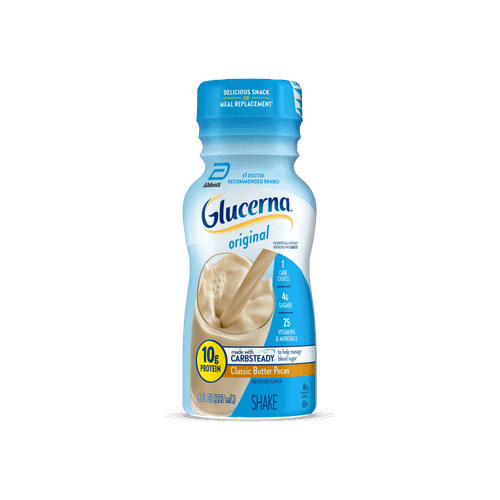 ABBOTT GLUCERNA Shake Classic Butter Pecan 8oz 237ml