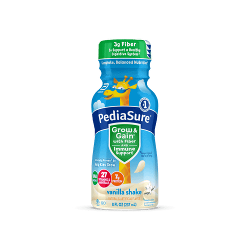 ABBOTT PEDIASURE Grow & Gain Vanilla Shake with Fibre 220ml 8oz