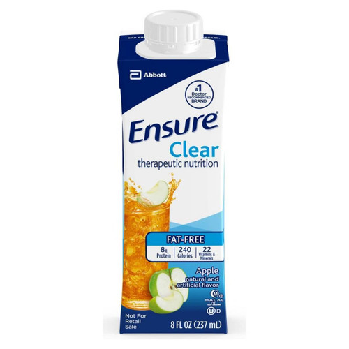 ENSURE Clear Therapeutic Nutrition Fat Free Apple 8oz 237ml