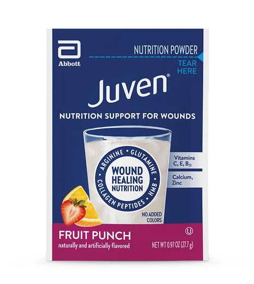 ABBOTT JUVEN Therapeutic Nutrition Powder Packet Fruit Punch 1.02oz 28.8g