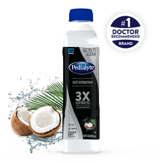 ABBOTT PEDIALYTE Electrolyte Single Serve Coconut Solution 16oz