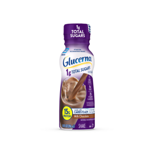 ABBOTT GLUCERNA 1G Total Sugar Chocolate 10oz