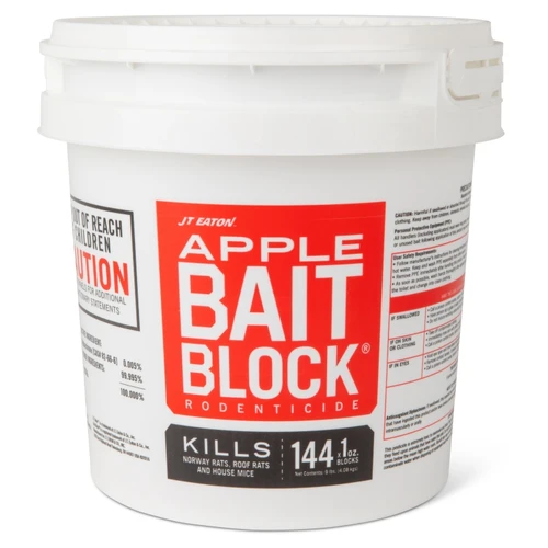 JT EATON Apple Bait Block Rodenticide 144x1oz