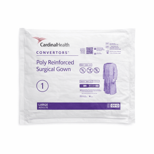 CARDINAL HEALTH Poly Reinforced Level IV Surgical Gown Extra Large