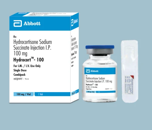 ABBOTT HYDROCORT Hydrocortisone Sodium Succinate 100mg 5ml