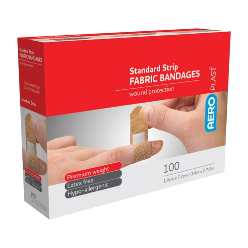 AEROPLAST Standard Strip Fabric Plaster 3/4" x3"