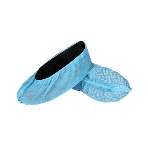 AGIL Non-Skid Non-woven Shoe Covers 16x40cm PP 35gsm Blue