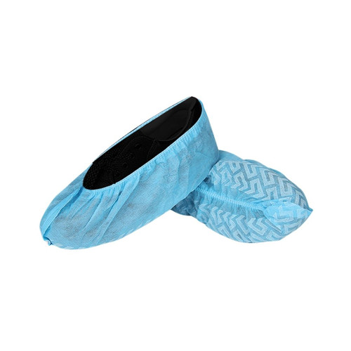 AGIL Non-Skid Non-woven Shoe Covers 16x40cm PP 35gsm Blue