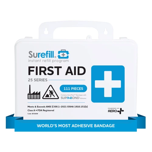 AGILITY 25 Series All Purpose First Aid Kit - Weatherproof Plastic Case