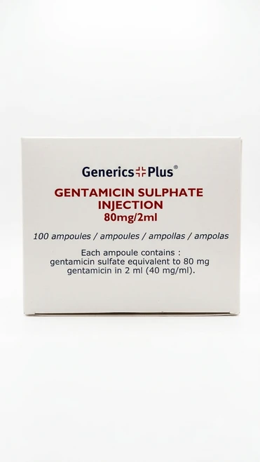 GENERICS PLUS Gentamicin Injection 40mg/ml 2ml Ampoule