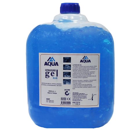 AQUA Blue Ultrasound Gel - 5000ml