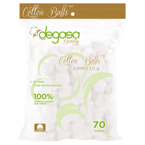 DEGASA Cotton Balls Beauty Jumbo 1.0g 70s