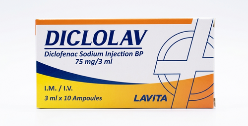 DICLOLAV DICLOFENAC IM/IV 75MG/ML 3ML