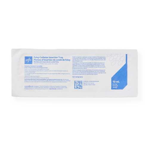 MEDLINE FOLEY Catheter Tray w/DB 18FR
