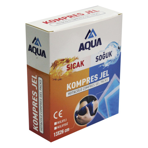 AQUA Hot & Cold Thermo Gel Boxed Sheathed 13cm X 13cm