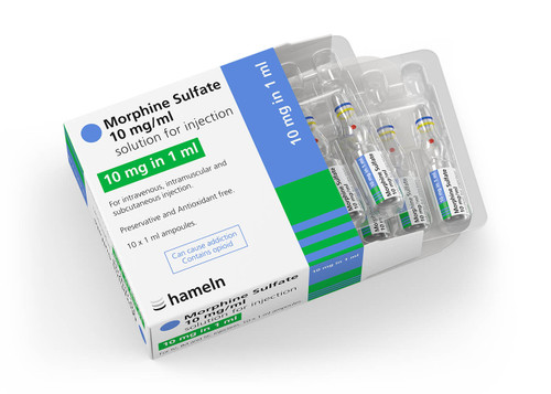 HAMELN MORPHINE Sulphate 10mg/ml Injection 1ml CONTROLLED (IL)