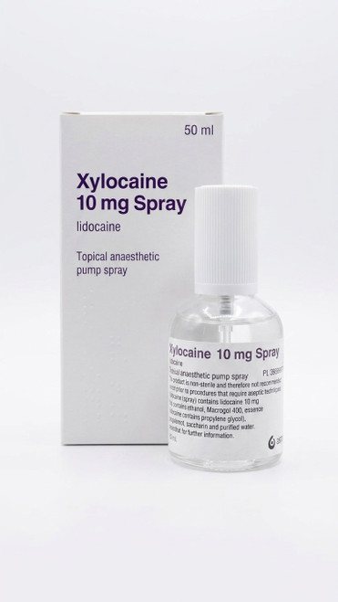 Xylocaine (Lidocaine)Topical Anaesthetic Pump Spray 10mg 50ml