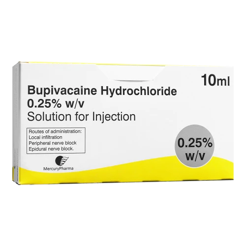 MERCURY PHARMA Bupivacaine HCI Inj 0.25% 10ml Vial