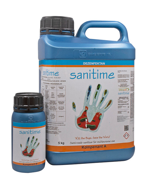 AQUA Surface Disinfectant  Concentrated (Sanitime) (Chlor  Dioxide Based) - 5000ml