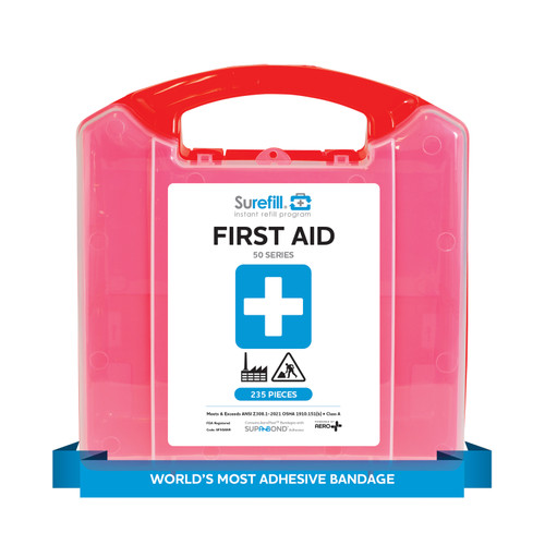 HORIZON 50 ANSI 2021 A+ First Aid Kit - Plastic Case Kit