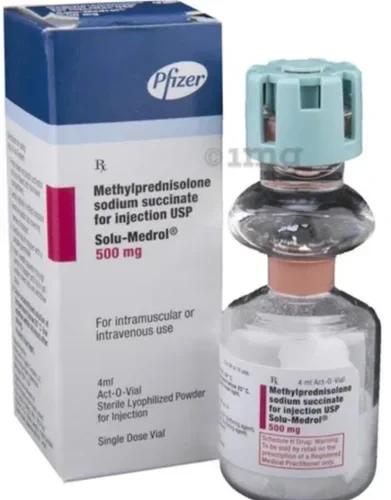 PFIZER Solu-Medrone Methylprednisolone Sodium Succinate 40mg powder, solvent for solution for injection vials