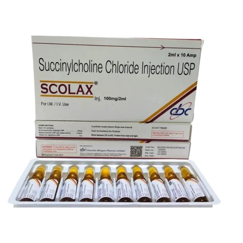 SCOLAX Succinylcholine 100mg/2ml Injection