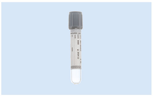 PLASTILAB Vacurate Tube 2 ml 13x75 mm, Sodium Fluoride + K3Edta Grey Cap
