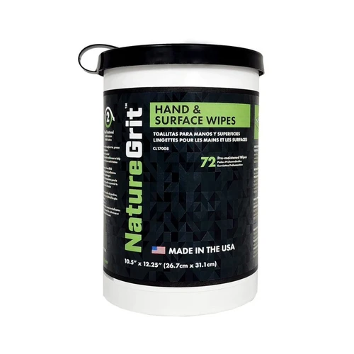 NATUREGRIT Hand & Surface Scrubbing Wipes 72 Count 10.5in x 12.25in (6)