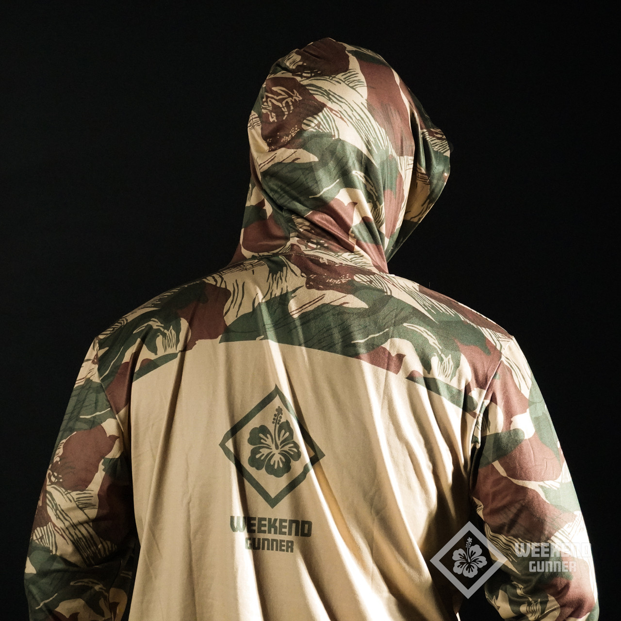 Rhodesian Brushstroke Camo Premium Sun Hoodie