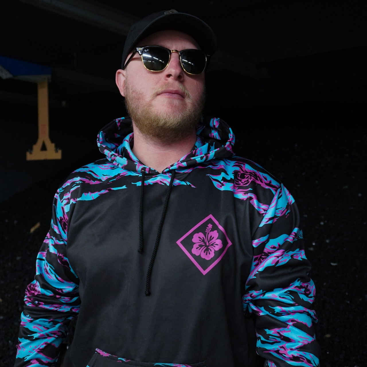Miami Tiger Stripe Premium Fleece Hoodie